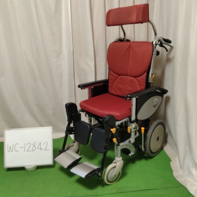 【Bランク 中古 リクライニング車椅子】松永製作所 リクライニング車
