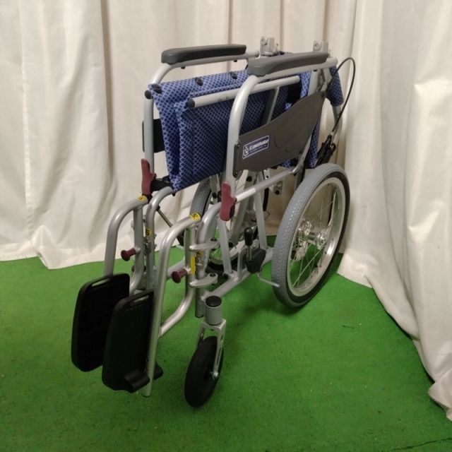 【中古 車椅子 Bランク】カワムラサイクル 介助式車椅子 ふわりすプ