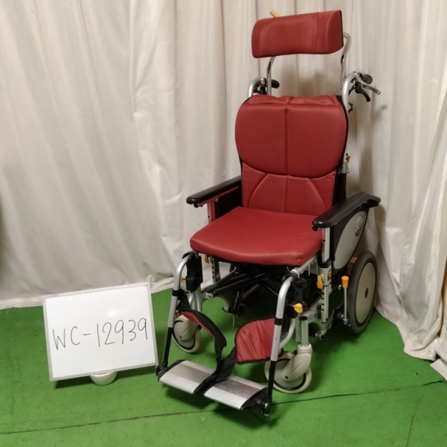 【Bランク 中古 リクライニング車椅子】松永製作所 リクライニング車