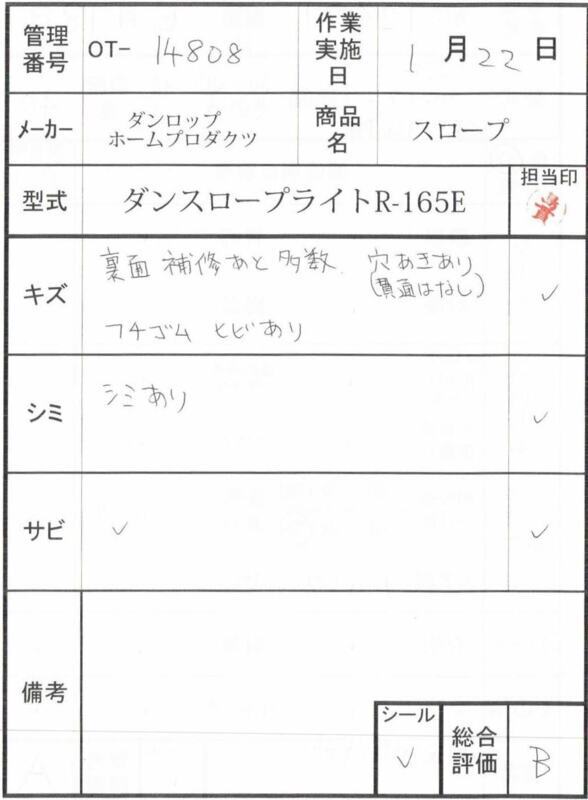 【Bランク 中古 スロープ】ダンロップホームプロダクツ ダンスロープ