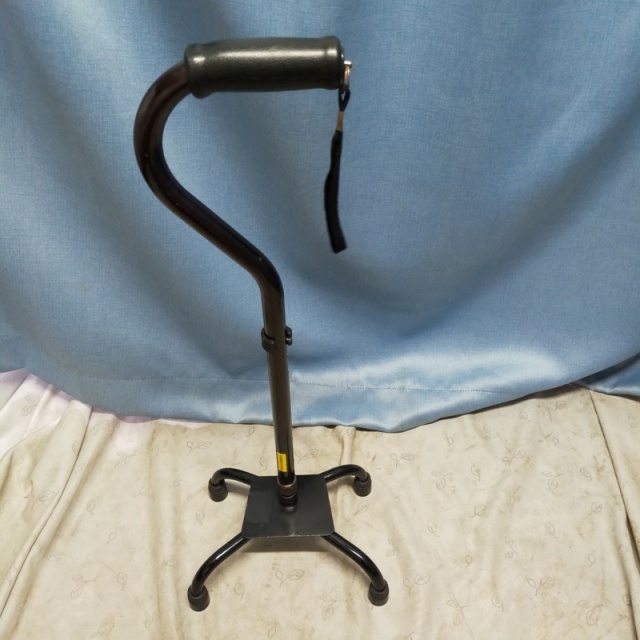 【Bランク 中古 杖】松永製作所 四点杖 CMS-40M (HK-5745)