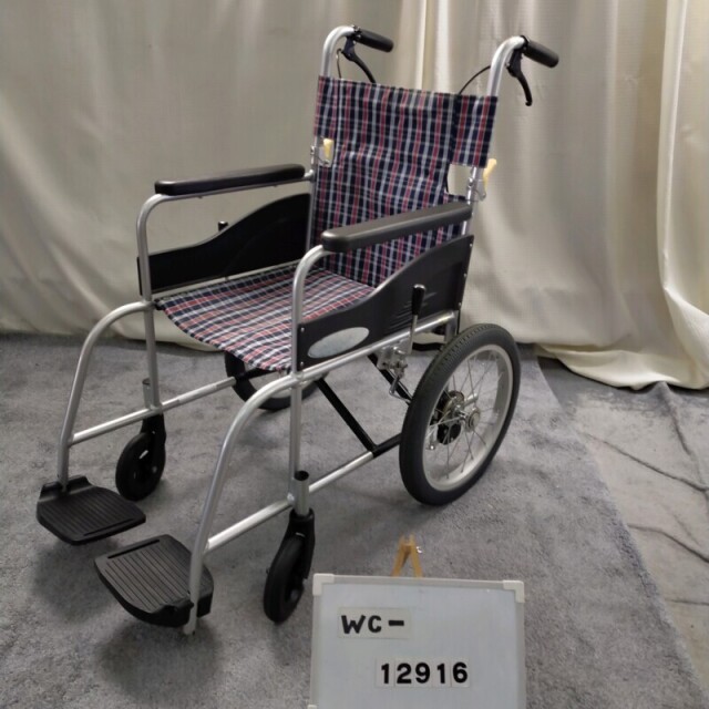 【Bランク 中古 車椅子】 日進医療器 介助式 車椅子 NEO-2 (WC-12916