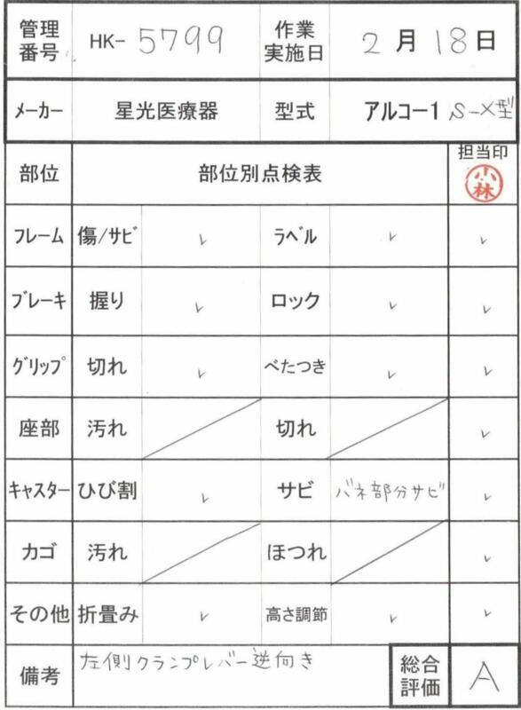 【Aランク 中古 歩行器】星光医療器 アルコー1S-X型 100498(HK-5799)