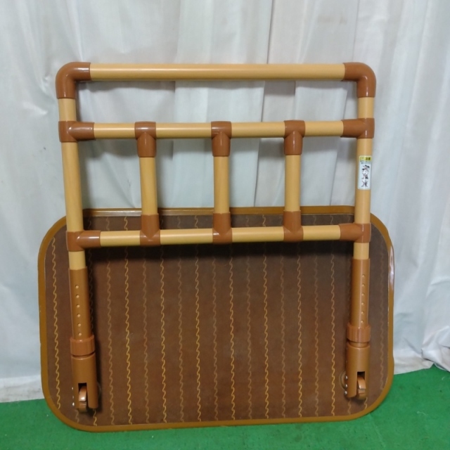 【Bランク 中古 手すり】山崎産業 楽起(らっきぃ) 縦型 YM-155L-ID (