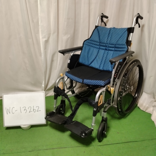 【Bランク 中古 車椅子】日進医療器 自走式車椅子 NA-U2W(42幅) (WC-