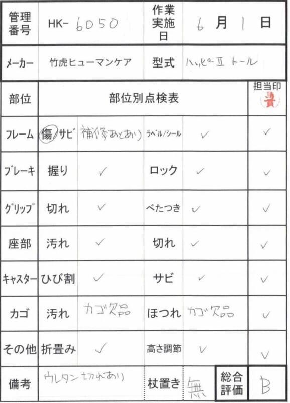 【Bランク 中古 歩行器】竹虎ヒューマンケア ハッピー2トール (HK-60