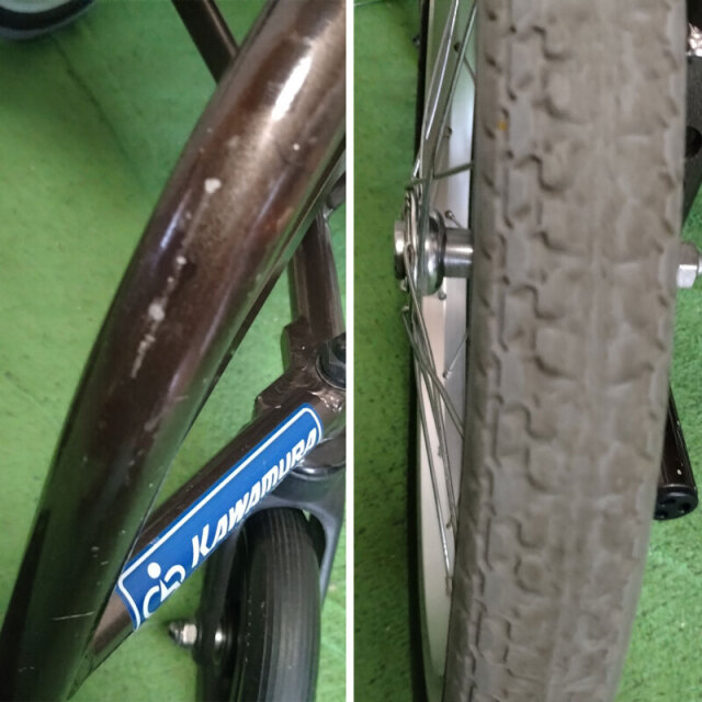 【Bランク 中古 車椅子】カワムラサイクル 介助式車椅子 ウェイビッ
