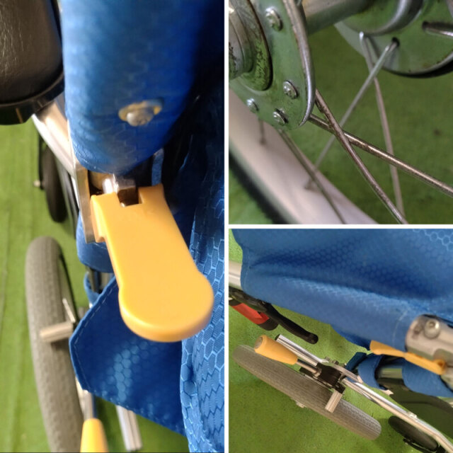 【Bランク 中古 車椅子】日進医療器 介助式車椅子 NAH-L7α Aパッケ