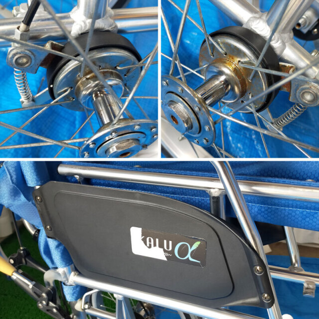 【Bランク 中古 車椅子】日進医療器 介助式車椅子 NAH-L7α Aパッケ