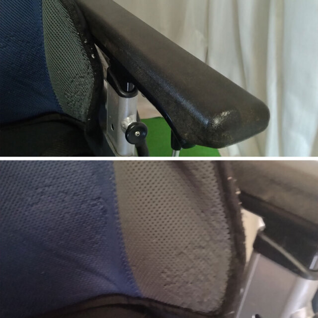 【Bランク 中古 車椅子】日進医療器 自走式車椅子 座王 NA-F7(WC-134
