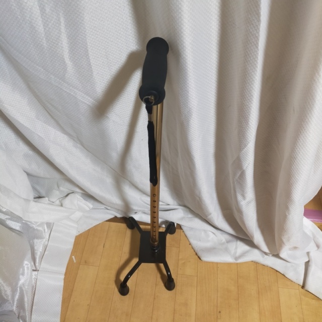 【Bランク 中古 杖】ミキ アルミ製四点杖 MRA-01613(HK-6191)