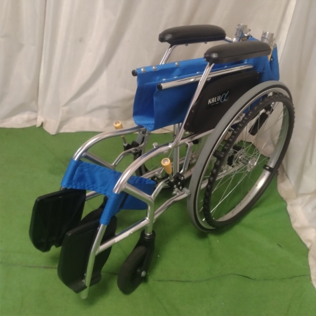 【Bランク 中古 車椅子】日進医療器 自走式車椅子 NA-L8α Aパッケー