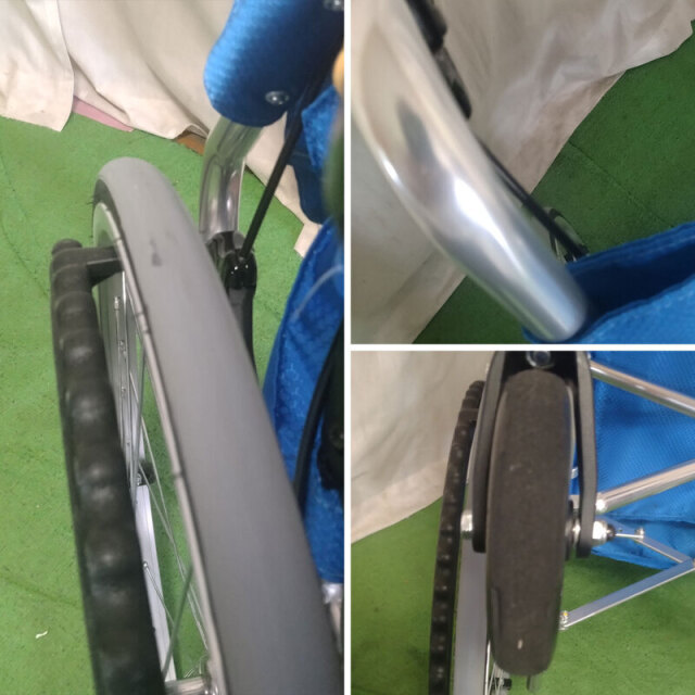 【Bランク 中古 車椅子】日進医療器 自走式車椅子 NA-L8α Aパッケー