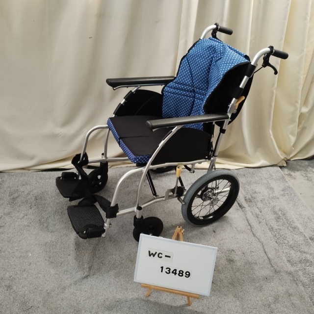 【Sランク 中古 車椅子】 日進医療器 介助式車椅子 NAH-U1 (WC-13489