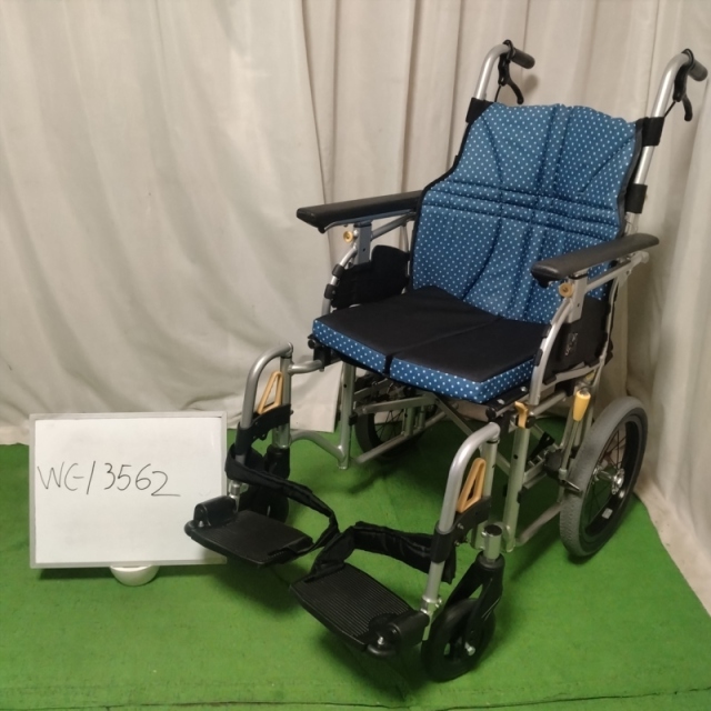 【Bランク 中古 車椅子】日進医療器 介助式車椅子 NAH-U7 (WC-13562)