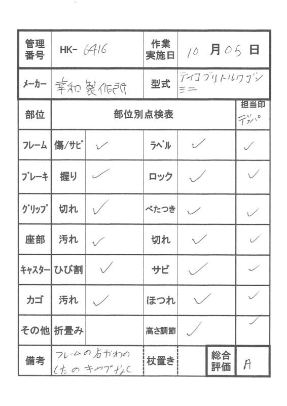 【Aランク 中古 歩行器】幸和製作所 テイコブリトルワゴンミニ WAW21