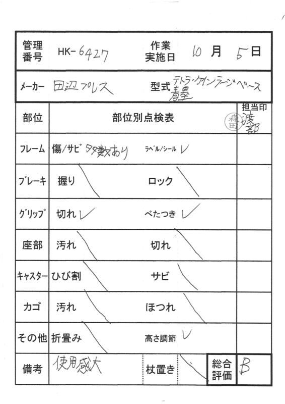 【Bランク 中古 杖】Meme(ミーム) テトラ・ケインα ラージベースM (