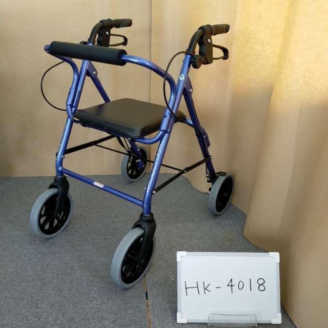 中古 歩行器「ハッピー2」（竹虎ヒューマンケア／四輪歩行器／Bランク）[HK-4018]