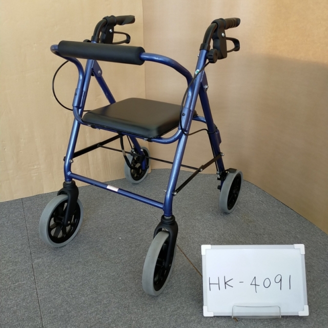 中古 歩行器「ハッピー2」（竹虎ヒューマンケア／四輪歩行器／Bランク）[HK-4091]