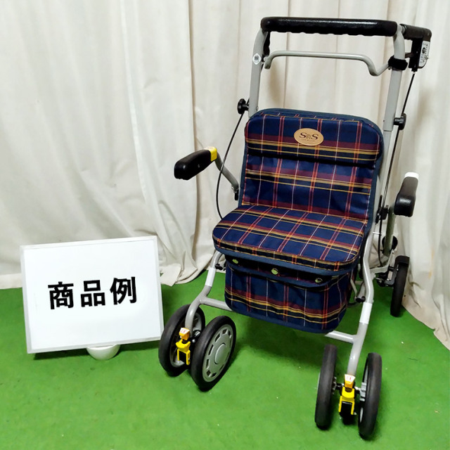 中古 歩行器「シンフォニーラクーン」（島製作所／四輪歩行器／Aランク）[HKSI109-A]
