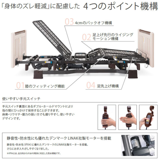 介護用電動ベッド プラッツ ミオレット2