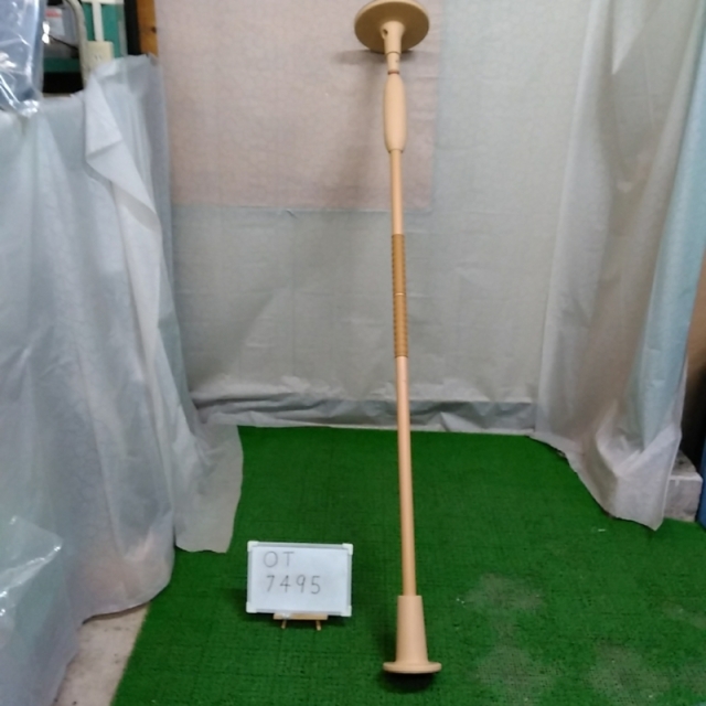 中古 手すり「バディー1 （丸型ストッパー）」（モルテン／MNTCMRCS／突っ張り型／Bランク）[OT-7495]