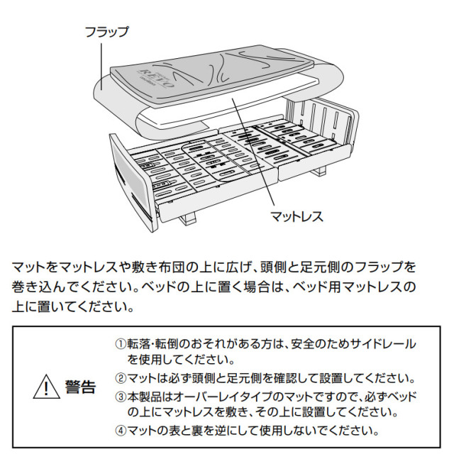 エアマット「プライムレボ」（モルテン／MPRV83／体圧分散タイプ／B