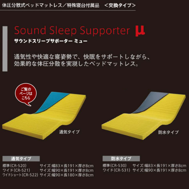 ケープサウンドスリープサポーターμ