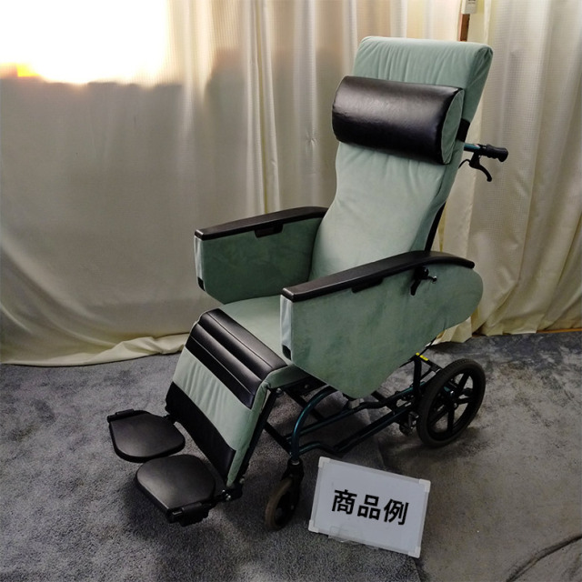 松永製作所製「エリーゼ FR-31TR」 松永製作所 チルト車いすエリーゼFR-31TR ビニールレザー FR-31TR 1台