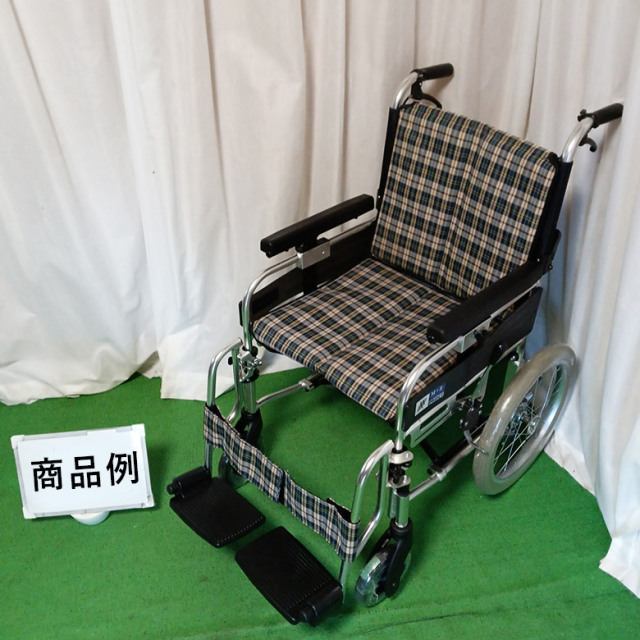 中古 車椅子 Aランク】ミキ 介助式車椅子 MYU166JDSW（μ-C3） (WCMI130-A)