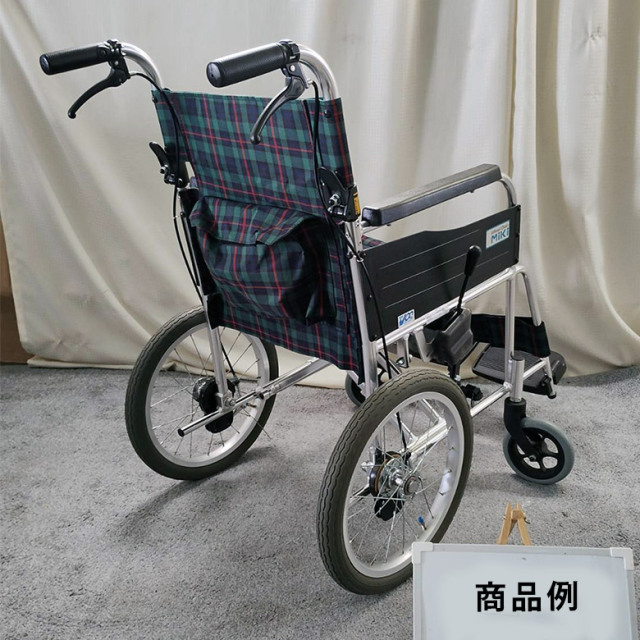 【中古 車椅子 Aランク】 ミキ 介助式 車椅子 エムワン MPCN-46JD (W