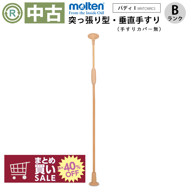 手すり「バディー1 （丸型ストッパー/手すりカバー無）」モルテン／MNTCMRCS