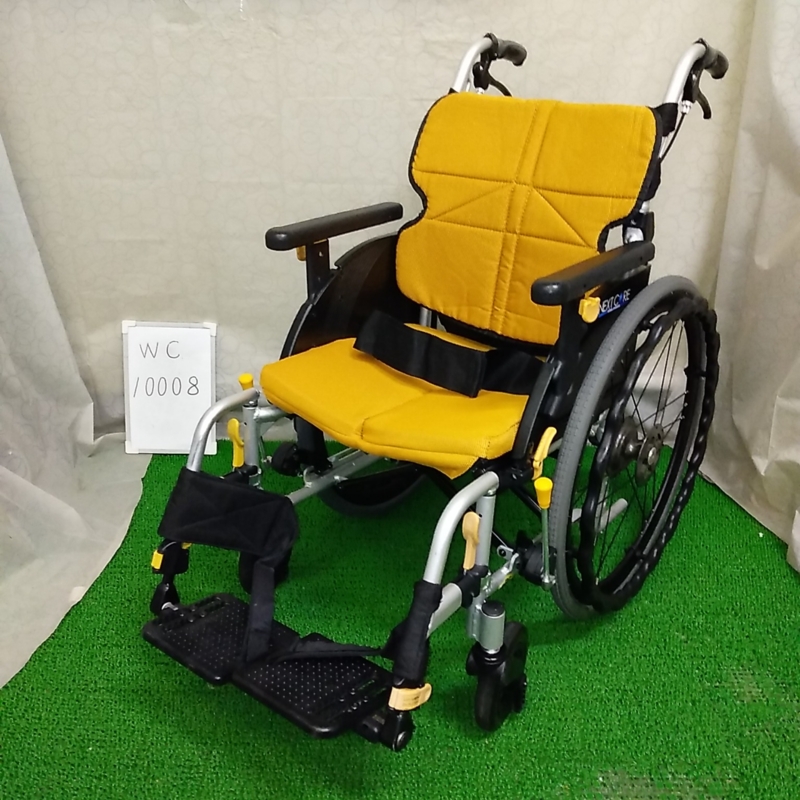 中古 自走式車椅子「ネクストコア」（松永製作所／NEXT-51B／自走式／多機能タイプ／Aランク）[WC-10008]