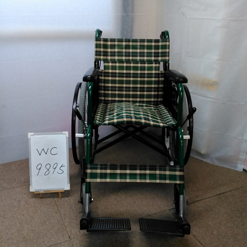 中古 自走式車椅子「TEA-1C」（日進医療器／標準タイプ／Bランク）[WC-9895]