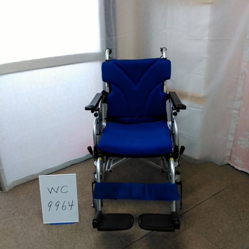 中古 介助式車椅子「KZ16-40」（カワムラサイクル／多機能タイプ／Bランク）[WC-9964]