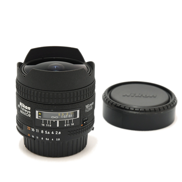 【中古】Nikon 16mm f/2.8D フィッシュアイレンズ 中古】Nikon 16mm f/2.8D フィッシュアイレンズ AI AF Fisheye