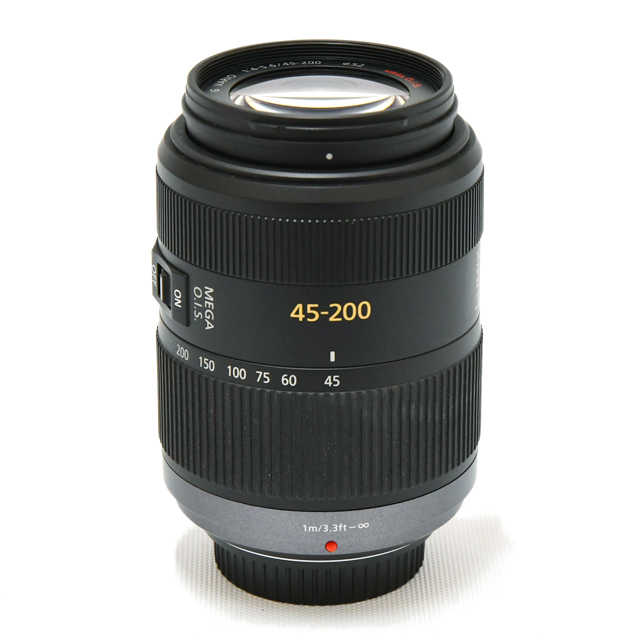 LUMIX G VARIO 45-200mm/F4.0-5.6/MEGA O.I.S. H-FS045200 中古
