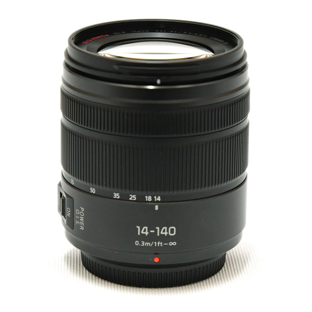 LUMIX G VARIO 14-140mm H-FS14140 中古 美品 中古】LUMIX G VARIO 14-140mm / F3.5-5.6 ASPH. / POWER O.I.S. 在庫