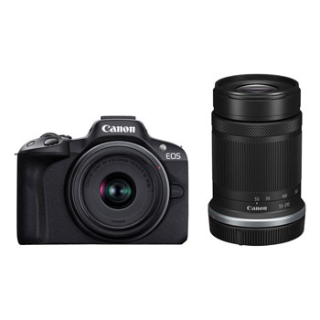【新品】【在庫あり】キヤノン EOS R50 ダブルズームキット ブラック【1万円キャッシュバック】【5月31日ご注文分まで5年間延長保証（自然故障対象）プレゼント】