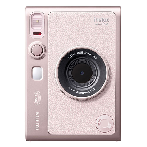 【新品】【在庫あり】フジフイルム ハイブリッドインスタントカメラ チェキ instax mini Evo ジェントルローズ USB Type-C対応