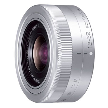 【新品】パナソニック LUMIX G VARIO 12-32mm / F3.5-5.6 ASPH. / MEGA O.I.S. シルバー [H-FS12032-S]【メーカー取寄せ品】【選べる5年間延長保証対象（別料金）】