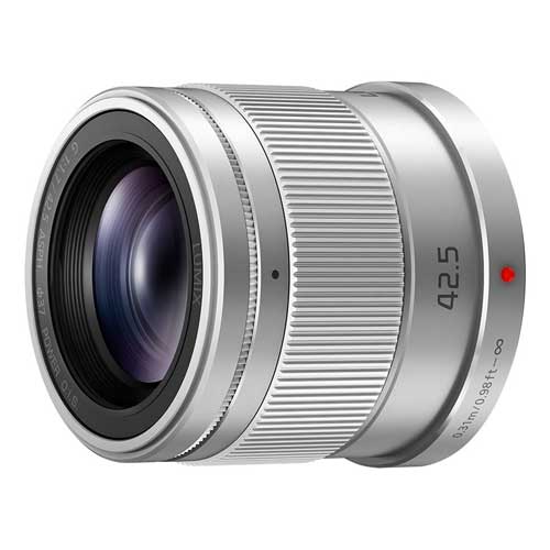 【新品】パナソニック LUMIX G 42.5mm/F1.7 ASPH./POWER O.I.S. シルバー [H-HS043A-S]【メーカー取寄せ品】【選べる5年間延長保証対象（別料金）】