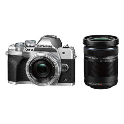 【新品】【在庫あり】オリンパス OM-D E-M10 Mark IV EZダブルズームキット シルバー【選べる5年間延長保証対象（別料金）】