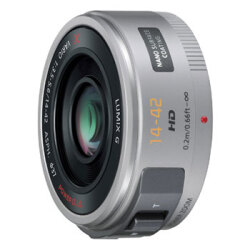 【新品】パナソニック LUMIX G X VARIO PZ 14-42mm / F3.5-5.6 ASPH. / POWER O.I.S. シルバー [H-PS14042-S]【メーカー取寄せ品】【選べる5年間延長保証対象（別料金）】