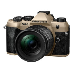 【新品】【在庫あり】OM SYSTEM OM-5 Mark II 12-45mm F4.0 PRO レンズキット サンドベージュ【5月31日ご注文分まで5年間延長保証（自然故障対象）プレゼント】