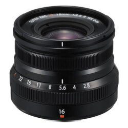 【新品】フジフイルム XF16mmF2.8 R WR ブラック【メーカー取寄せ品（納期約3ヶ月）】【選べる5年間延長保証対象（別料金）】