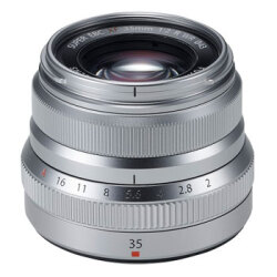 【新品】フジフイルム XF35mmF2 R WR シルバー【メーカー取寄せ品（納期約1.5ヶ月）】【選べる5年間延長保証対象（別料金）】
