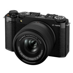 【新品】【在庫あり】フジフイルム FUJIFILM X-M5 XC15-45mmレンズキット ブラック【選べる5年間延長保証対象（別料金）】
