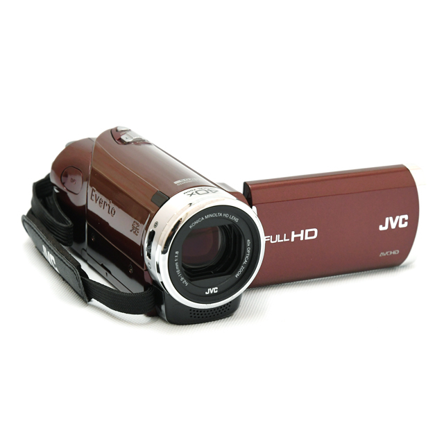 中古】JVC ムービー Everio GZ-E180 レッド【A】