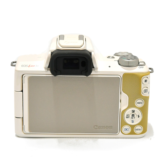 中古】ミラーレス一眼 キヤノン EOS Kiss M ・ EF-M 15-45mm【B】15 